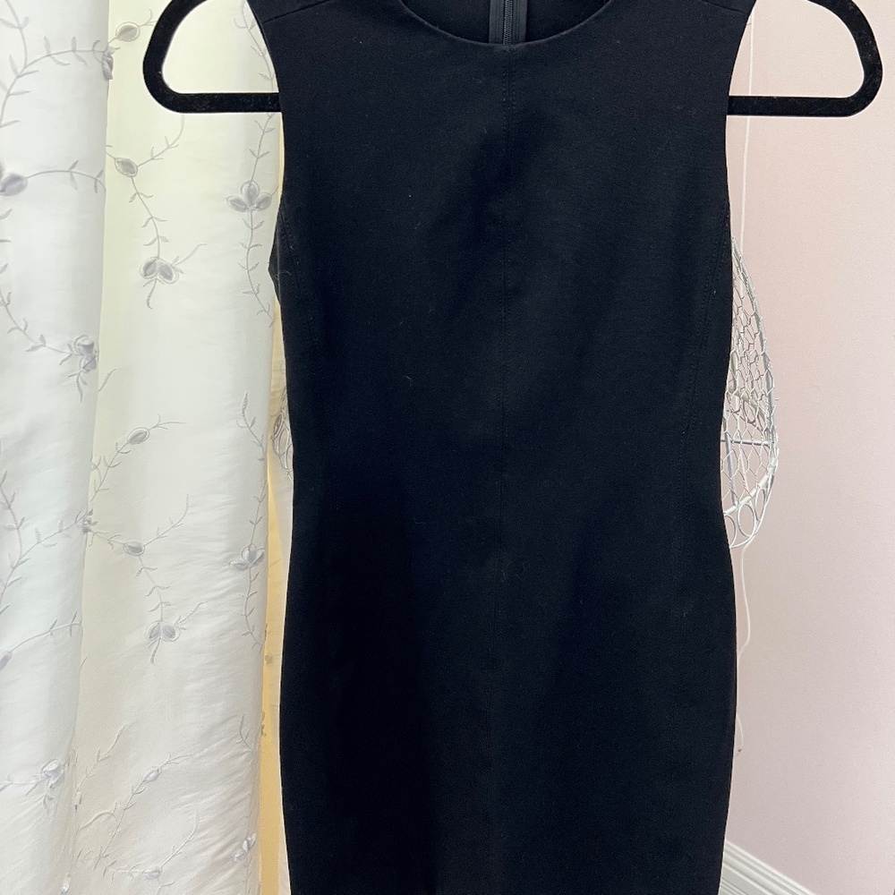 Theory Black Shift Dress